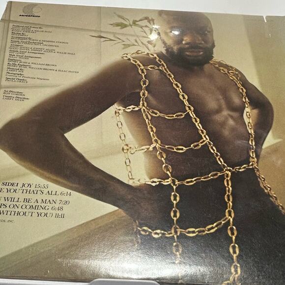 Isaac Hayes 'Joy' Vinyl Record - Picture 2 of 3